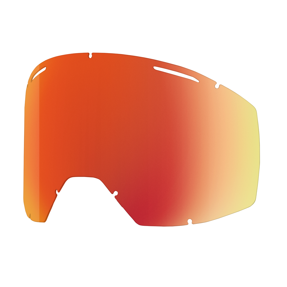 Verres De Rechange Fuse Lenses Pour Lunettes Smith Optics Guides Choice (62mm) - Protection UV 100%